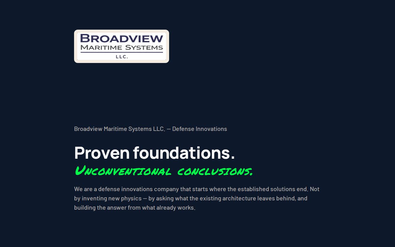 Broadview Maritime Systems LLC.
